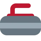 Emoji Piedra de curling en Twitter / X