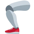 Emoji Pierna mecánica en Twitter / X