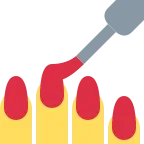 Nail Polish emoji on Twitter / X
