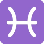 Pisces emoji on Twitter / X