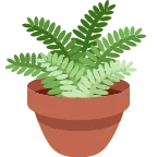 Emoji Planta de maceta en Twitter / X