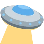 Flying Saucer emoji on Twitter / X