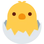 Hatching Chick emoji on Twitter / X