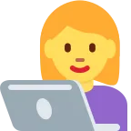Woman Technologist emoji on Twitter / X