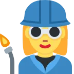 Woman Factory Worker emoji on Twitter / X