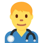 Emoji Profesional sanitario hombre en Twitter / X