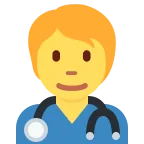 Emoji Profesional sanitario en Twitter / X