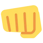 Oncoming Fist emoji on Twitter / X