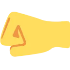 Emoji Puño hacia la izquierda en Twitter / X