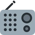 Radio emoji on Twitter / X