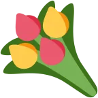 Emoji Ramo de flores en Twitter / X