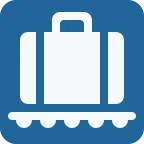 Baggage Claim emoji on Twitter / X