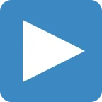 Play Button emoji on Twitter / X