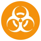 Biohazard emoji on Twitter / X
