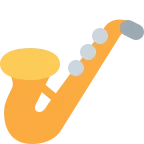 Emoji Saxofón en Twitter / X