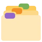 Card Index Dividers emoji on Twitter / X