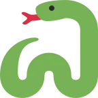 Emoji Serpiente en Twitter / X