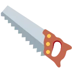 Carpentry Saw emoji on Twitter / X