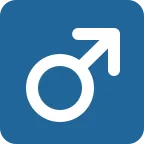 Male Sign emoji on Twitter / X