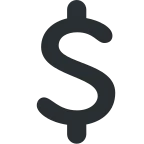 Emoji Símbolo de dólar en Twitter / X