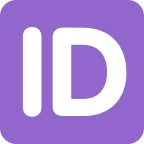Emoji Símbolo de identificación en Twitter / X