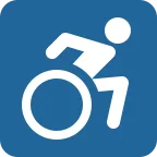 Wheelchair Symbol emoji on Twitter / X