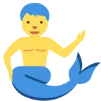 Emoji Sirena hombre en Twitter / X