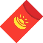Emoji Sobre rojo en Twitter / X