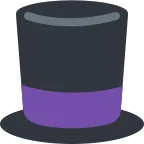 Top Hat emoji on Twitter / X