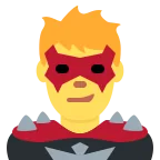 Emoji Supervillano en Twitter / X