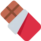 Emoji Tableta de chocolate en Twitter / X