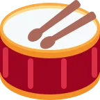 Emoji Tambor en Twitter / X