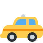 Taxi emoji on Twitter / X