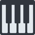 Musical Keyboard emoji on Twitter / X