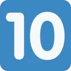 Keycap: 10 emoji on Twitter / X
