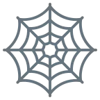Spider Web emoji on Twitter / X