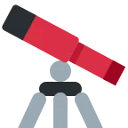 Telescope emoji on Twitter / X