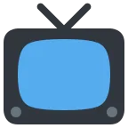 Television emoji on Twitter / X