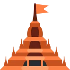 Emoji Templo hindú en Twitter / X