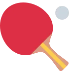 Emoji Tenis de mesa en Twitter / X