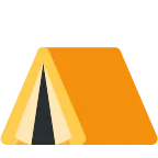 Tent emoji on Twitter / X