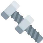 Emoji Tornillo y tuerca en Twitter / X