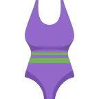 Emoji Traje de baño de una pieza en Twitter / X