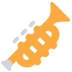 Trumpet emoji on Twitter / X