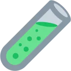 Emoji Tubo de ensayo en Twitter / X
