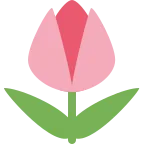 Tulip emoji on Twitter / X