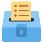 Emoji Urna con papeleta en Twitter / X