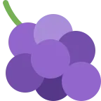 Emoji Uvas en Twitter / X