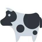 Emoji Vaca en Twitter / X