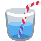 Cup with Straw emoji on Twitter / X